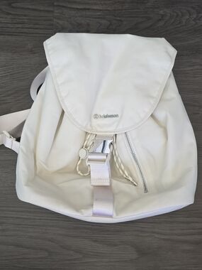 Lululemon White Backpack Purse